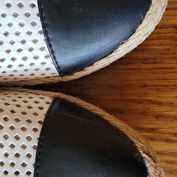 Kendall & Kylie Madden Girl sz 6 black/white flats - Picture 4 of 7